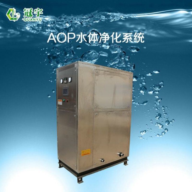 生活饮用水处理冠宇臭氧型AOP水体净化设备